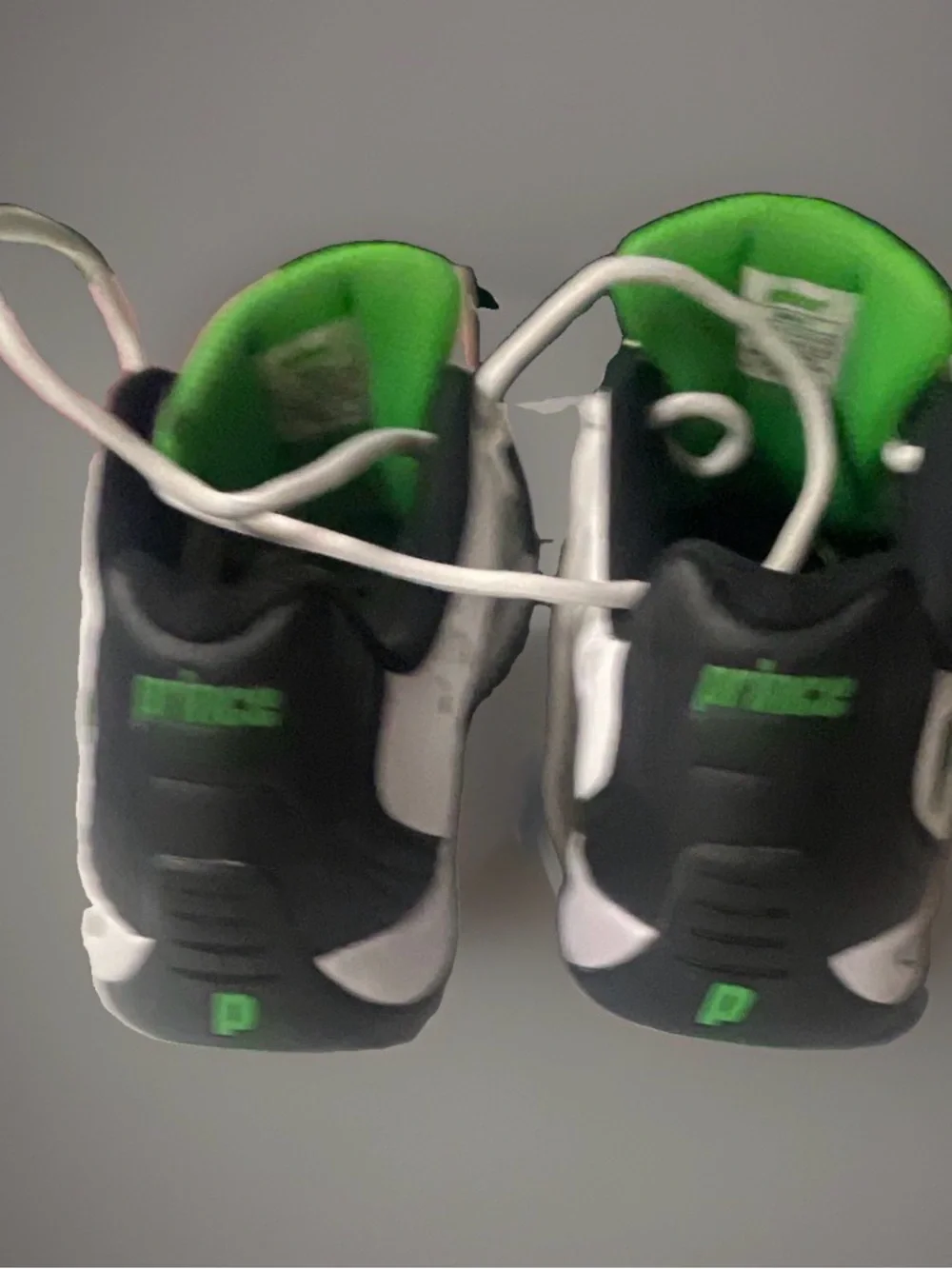 Prince White, Black & Green Athletic Tennis Shoes